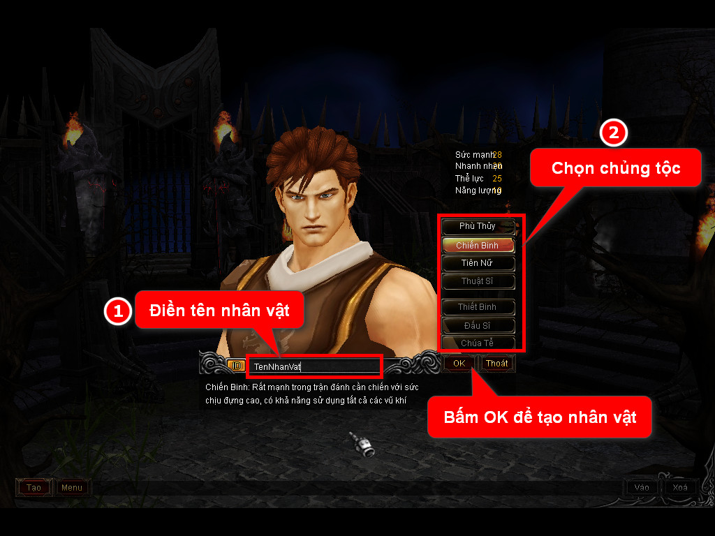 Chức năng chính của Game MU Đấu Sĩ