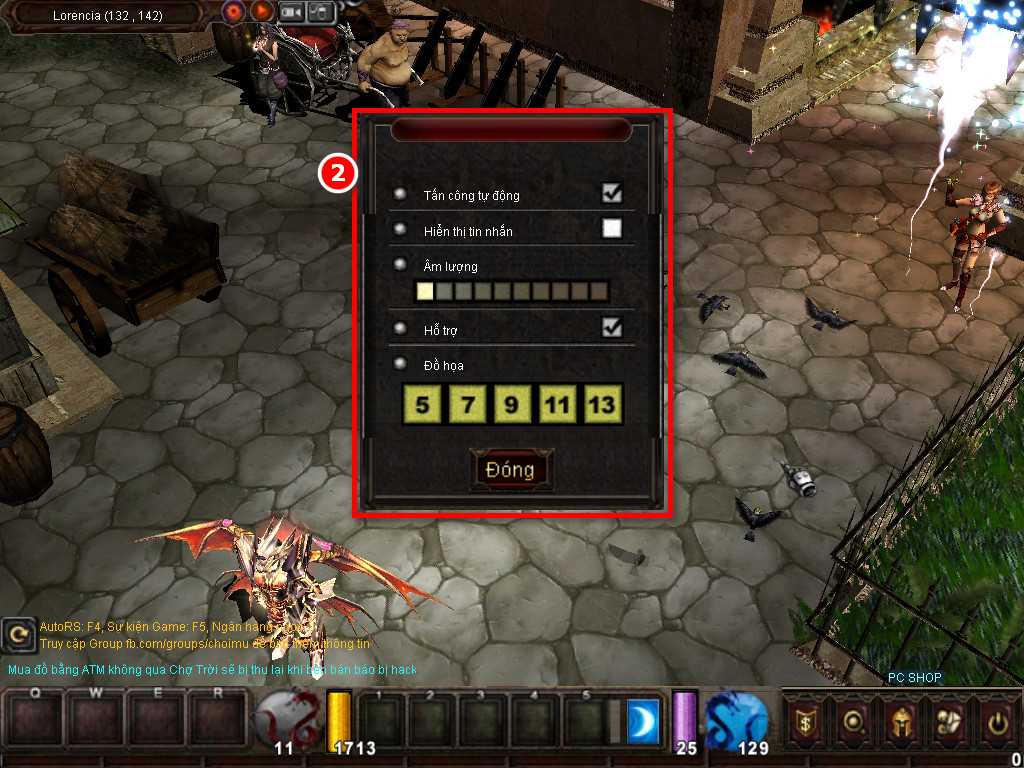 Chức năng chính của Game MU Đấu Sĩ